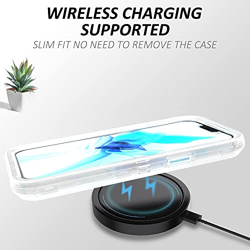 CELULARTE Funda Compatible iPhone 11 11 Pro 11 Pro MAX Uso Rudo Anti Shock 3 en 1 360 Cuerpo Completo (Transparente, iPhone 11)